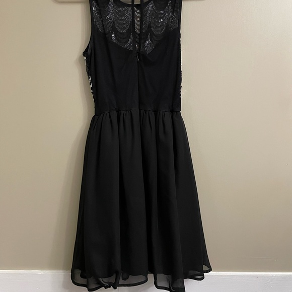 Black Dress with Sequins - As U Wish - Picture 7 of 12